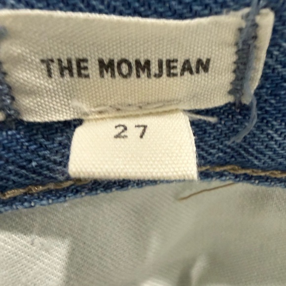 Madewell /Women’s Light Blue Distressed Straight Leg Jeans/ THE MOMJEAN /Size 27 - Picture 14 of 14